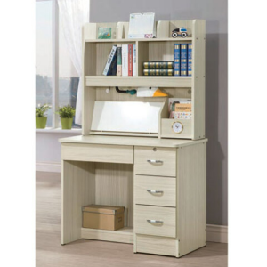 E344-9 白雪杉書桌 全組