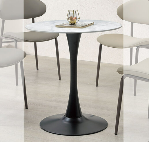 A506-05格列弗2.3尺岩板圓餐桌