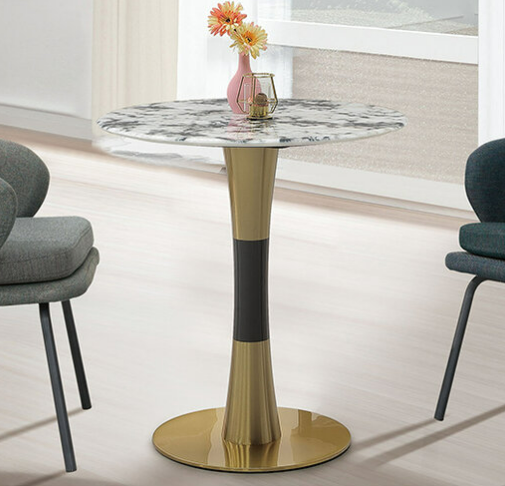 A507-04菲爾2.3尺超晶石圓餐桌