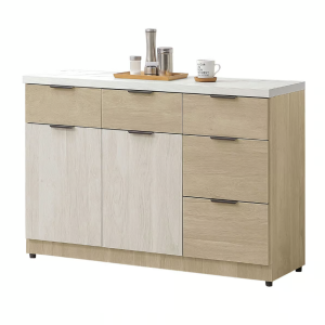 838-5庫克4尺餐櫃下座 (附1片活動隔板)