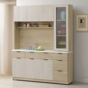 838-2庫克5.3尺餐櫃 上+下 (附2大4小活動隔板) (上座有1個電線孔)