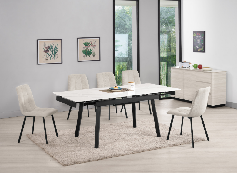 A1786-1 馬克斯4尺多功能岩板餐桌 桌面10mm岩板