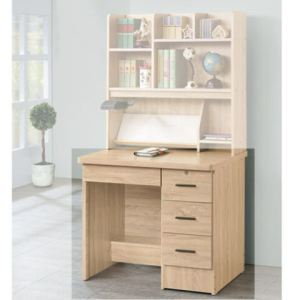 E842-2 原切橡木書桌下座 木心板