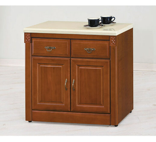 E353-1 賽德克正樟2.7尺石面餐櫃下座