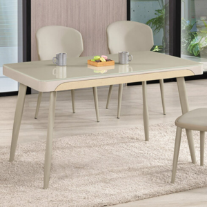 A1790-2 布雷納4.5尺玻璃餐桌 桌面5mm強化玻璃