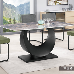 A1791-1 凱琳4.7尺餐桌 超晶石 桌面18mm超晶石 ⊙四面弧度、