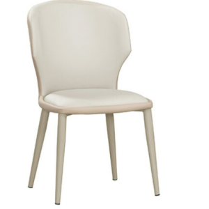 A1873-14 布雷納餐椅 皮 五金腳 坐高47公分