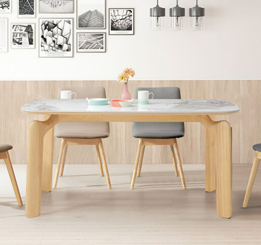 A515-01賓利5.3尺原木岩板餐桌