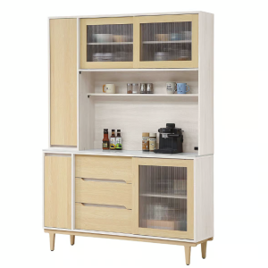 848-3帕特5尺岩板餐櫃上+下 (上座附1個插座) (附3小3大活動隔板)