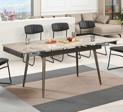 A1791-2 菲碧6尺多功能岩板餐桌 桌面12mm岩板