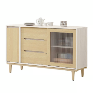 850-4帕特5尺木面餐櫃下座(附1大1小活動隔板)