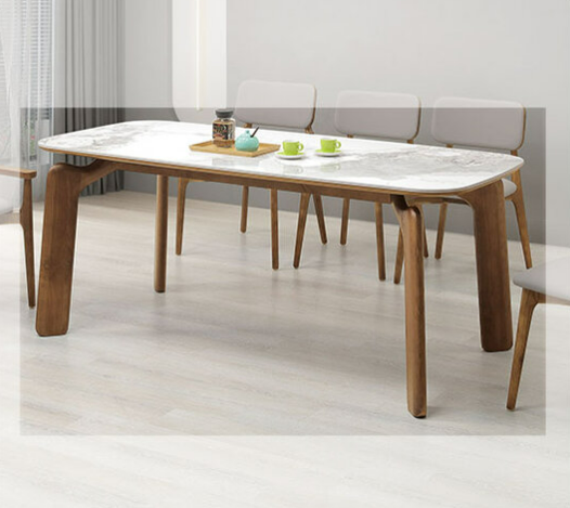 A522-01賓利6尺胡桃岩板餐桌
