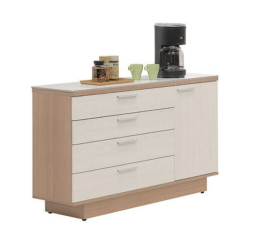 859-5喬圓4尺岩板收納櫃 ⊙附2片活動隔板