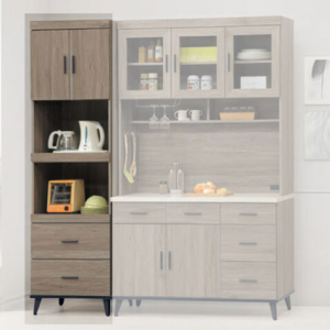 C405-6 芮茲灰橡木2尺收納櫃