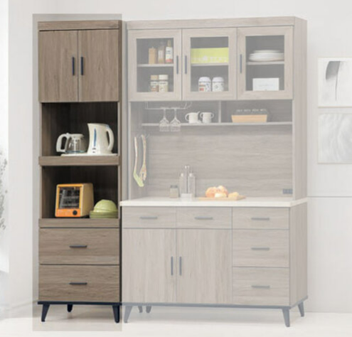 C405-6 芮茲灰橡木2尺收納櫃