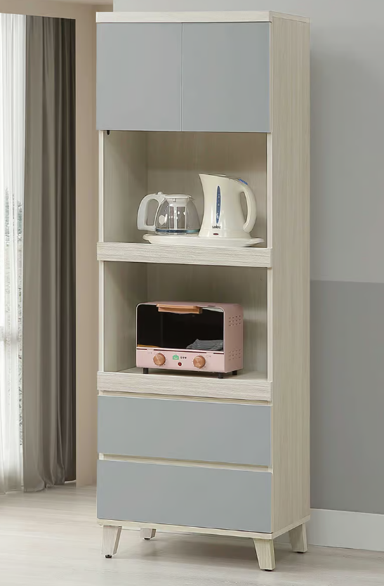 866-2海倫娜2尺電器櫃 (附2個電線孔)