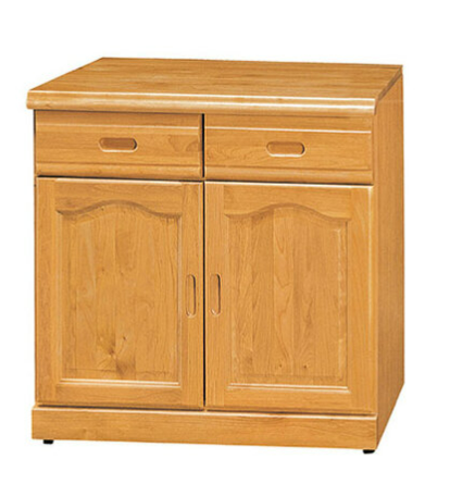 E354-7 赤陽木2.7尺碗盤櫃 ⊙內附隔板一片