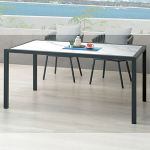 A529-03喬亞克戶外岩板長桌 深灰