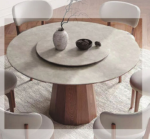 C421-1 610餐桌 ⊙135圓+80圓轉盤