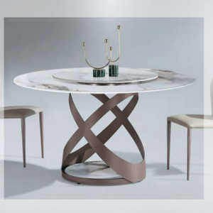 C421-4 881圓桌 ⊙配轉盤80圓、 百達翡麗岩板、