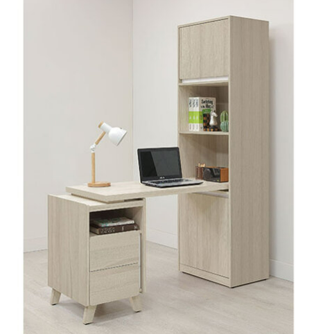 A554-03萊米克4尺桌面書櫃組⊙可反向擺放