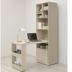 A554-05萊米克4尺桌面書櫃組⊙可反向擺放