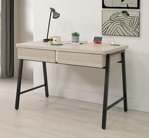 A555-04萊米克3.7尺鐵腳書桌