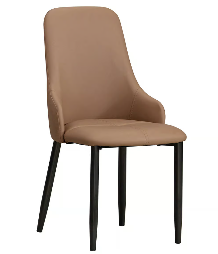 922-14森維爾卡其色皮餐椅 (坐寬43坐深46坐高44cm)
