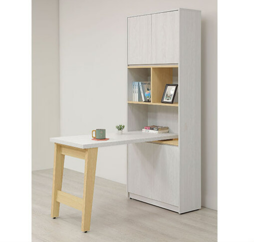 A558-02泰勒4尺桌面書櫃組 ⊙可反向擺放