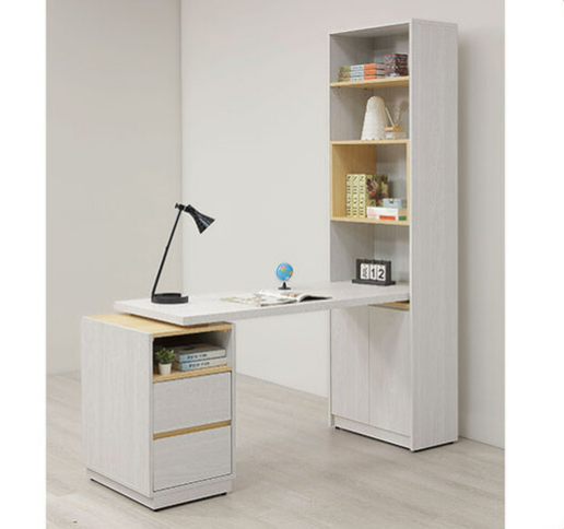 A558-04 泰勒5尺桌面書櫃組⊙可反向擺放