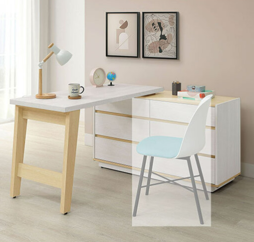 A558-08泰勒4尺伸縮功能桌 ⊙可反向擺放