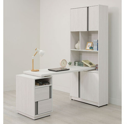 A561-01凱倫5尺桌面書櫃組⊙可反向擺放