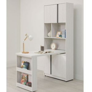 A561-02凱倫4尺桌面書櫃組⊙可反向擺放