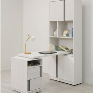 A561-03凱倫4尺桌面書櫃組⊙可反向擺放