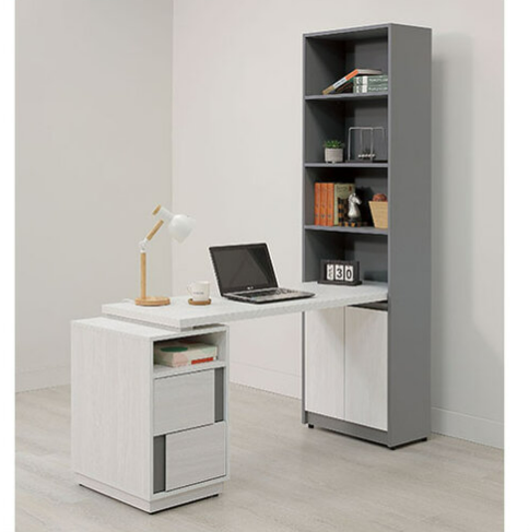 A560-04凱倫5尺桌面書櫃組