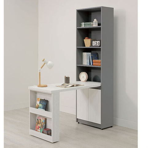 A561-05凱倫4尺桌面書櫃組⊙可反向擺放