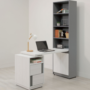 A561-06 凱倫4尺桌面書櫃組