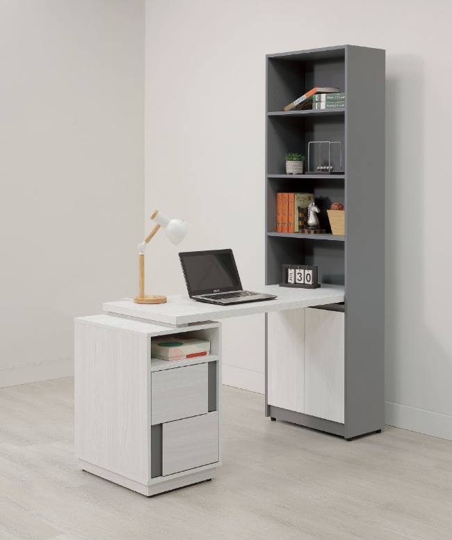 A561-06 凱倫4尺桌面書櫃組