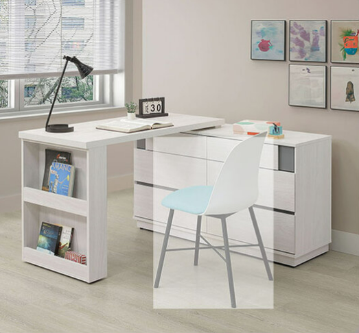 A561-08凱倫4尺伸縮功能桌 ⊙可反向擺放