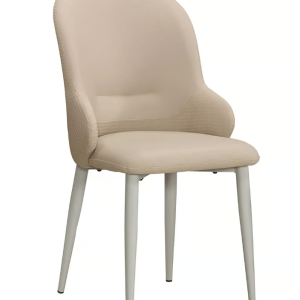 928-12森町奶茶色皮餐椅 (坐寬43坐深43坐高47cm)