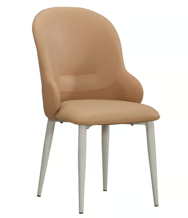 928-13 森町棕色皮餐椅 (坐寬43坐深43坐高47cm)