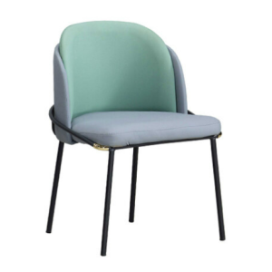 922-9拉古薩淺綠色雙拼皮餐椅坐寬50坐深47坐高45公分