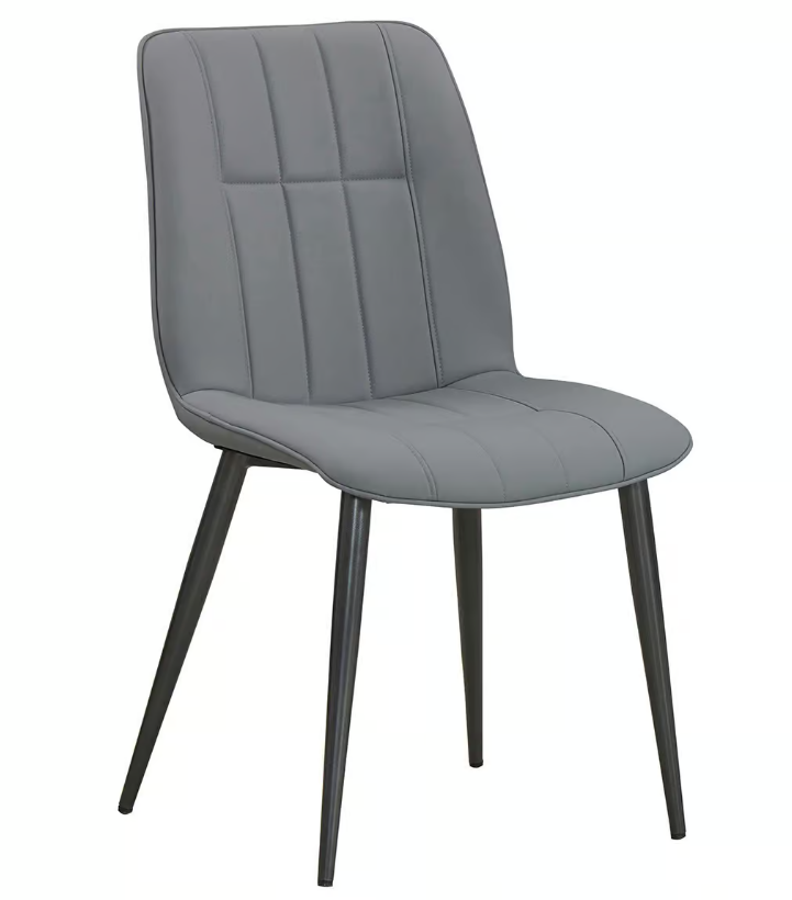 926-6格羅深灰色貓抓皮餐椅 (坐寬44坐深41坐高44cm)