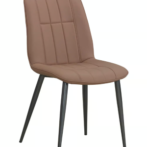 926-8 格羅深咖啡色貓抓皮餐椅(坐寬44坐深41坐高44cm)