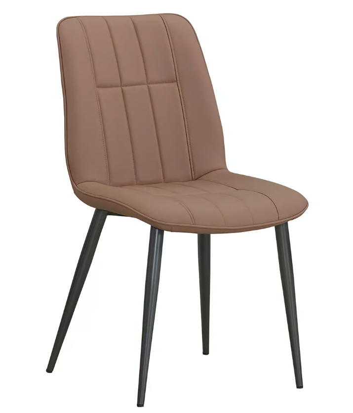 926-8 格羅深咖啡色貓抓皮餐椅(坐寬44坐深41坐高44cm)