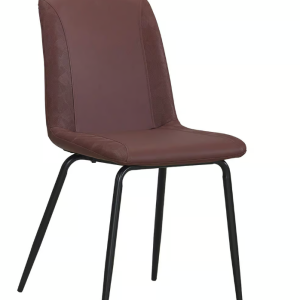 926-11睿柏深咖啡色科技布餐椅(坐寬44坐深35坐高46cm)