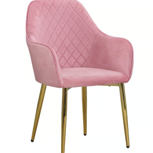 921-2夏洛特粉色布餐椅(坐寬46.5坐深45.5坐高44.5cm) (布套不可拆洗)