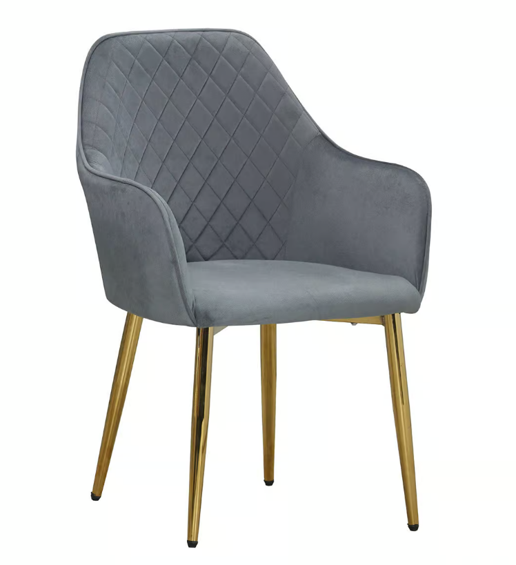 921-3夏洛特灰色布餐椅(坐寬46.5坐深45.5坐高44.5cm) (布套不可拆洗)