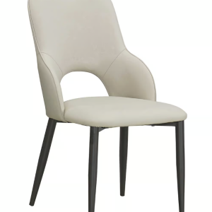 925-14和泊米色貓抓皮餐椅 (坐寬46坐深48.5坐高44cm)