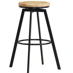 933-8 費里實木旋轉吧台椅 (坐寬34坐深34坐高73cm)